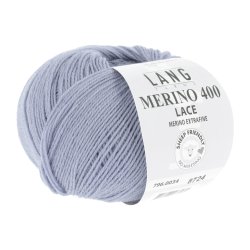 Lang Yarns - Merino 400 Lace Fv. 34 Lys Jeans