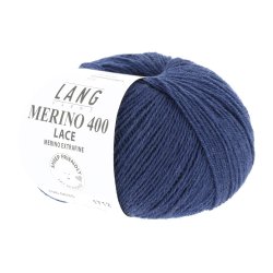Lang Yarns - Merino 400 Lace Fv. 35 Bl Marine