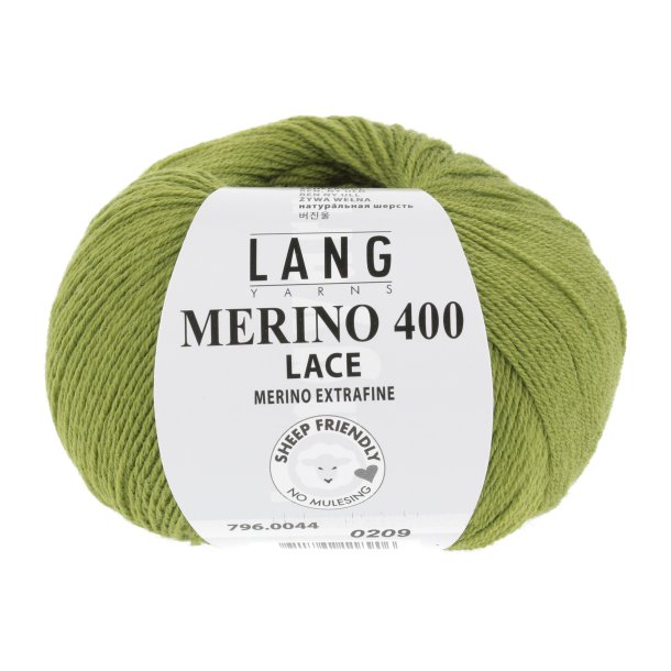 Lang Yarns - Merino 400 Lace Fv. 44 Lime