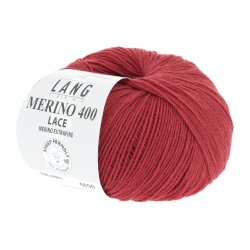Lang Yarns - Merino 400 Lace Fv. 61 Rd Melange