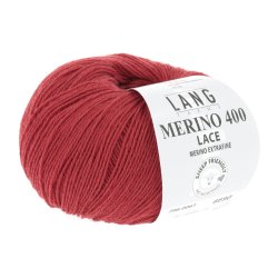 Lang Yarns - Merino 400 Lace Fv. 61 Rd Melange