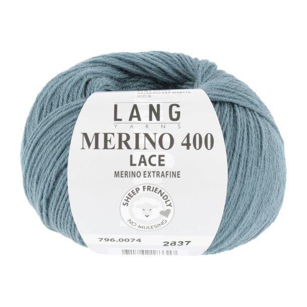 Lang Yarns - Merino 400 Lace Fv. 74 Atlantic