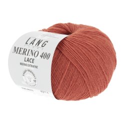 Lang Yarns - Merino 400 Lace Fv. 75 Brunorange