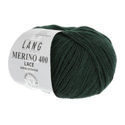 Lang Yarns - Merino 400 Lace Fv. 118 Mrk Grn