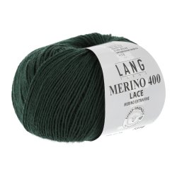 Lang Yarns - Merino 400 Lace Fv. 118 Mrk Grn