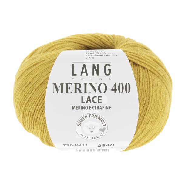 Lang Yarns - Merino 400 Lace Fv. 211 Bronze