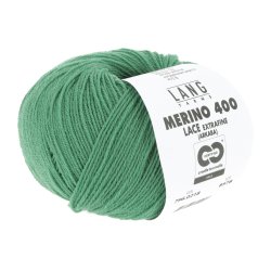 Lang Yarns - Merino 400 Lace Fv. 218 Flaske Grn