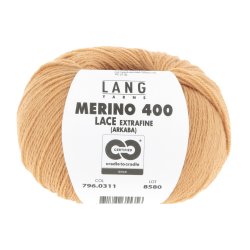 Lang Yarns - Merino 400 Lace Fv. 311 Sennep 