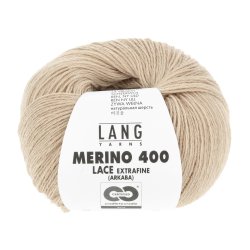 Lang Yarns - Merino 400 Lace Fv. 326 Beige Melange