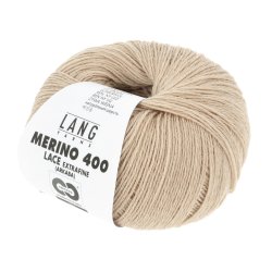 Lang Yarns - Merino 400 Lace Fv. 326 Beige Melange
