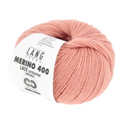 Lang Yarns - Merino 400 Lace Fv. 328 Salmon Pink