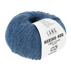 Lang Yarns - Merino 400 Lace Fv. 333 Lys Jeans Melange