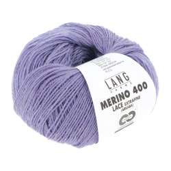 Lang Yarns - Merino 400 Lace Fv. 346 Lilla Melange