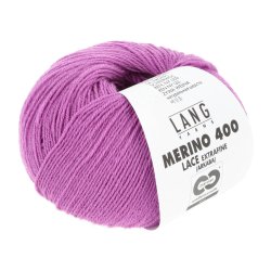 Lang Yarns - Merino 400 Lace Fv. 365 Hot Pink