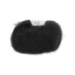 Lang Yarns - Mohair Luxe Lam&egrave; Fv. 04 Slv-Sort