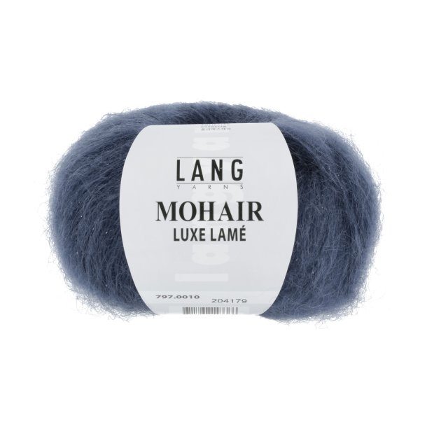Lang Yarns - Mohair Luxe Lam&egrave; Fv. 10 Slv-Bl