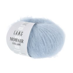 Lang Yarns - Mohair Luxe Lam&egrave; Fv. 20 Slv/Azur