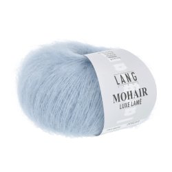 Lang Yarns - Mohair Luxe Lam&egrave; Fv. 20 Slv/Azur