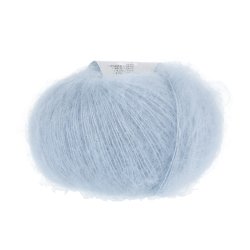 Lang Yarns - Mohair Luxe Lam&egrave; Fv. 20 Slv/Azur