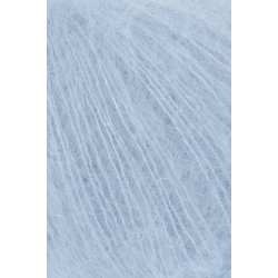 Lang Yarns - Mohair Luxe Lam&egrave; Fv. 20 Slv/Azur