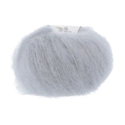 Lang Yarns - Mohair Luxe Lam&egrave; Fv. 23 S�lv-Lys Gr�