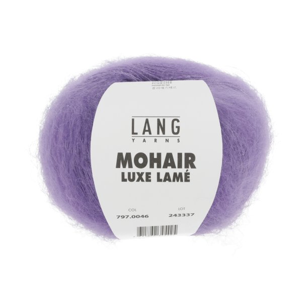 Lang Yarns - Mohair Luxe Lam Fv. 46 Slv-Lilla