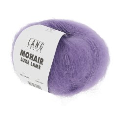 Lang Yarns - Mohair Luxe Lam� Fv. 46 S�lv-Lilla