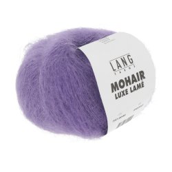 Lang Yarns - Mohair Luxe Lam� Fv. 46 S�lv-Lilla