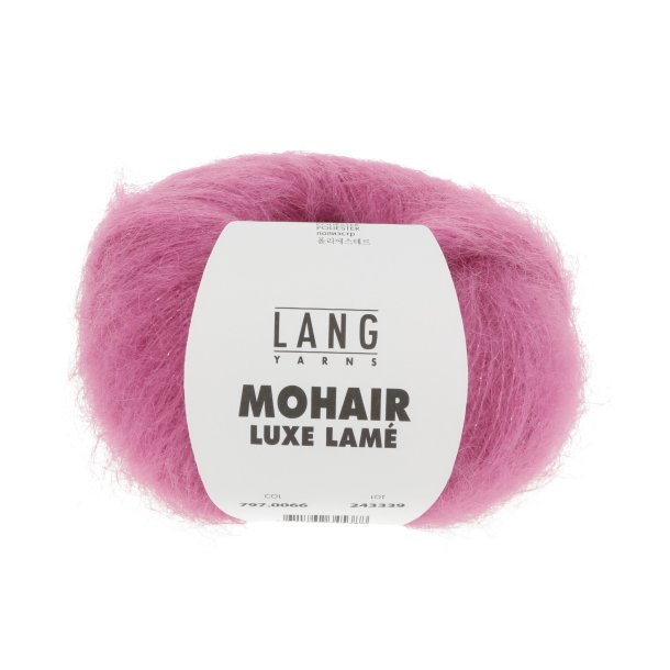 Lang Yarns - Mohair Luxe Lam Fv. 66 Slv-Pink