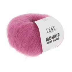 Lang Yarns - Mohair Luxe Lam� Fv. 66 S�lv-Pink