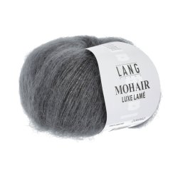 Lang Yarns - Mohair Luxe Lam&egrave; Fv. 70 S�lv-Gr�