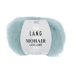 Lang Yarns - Mohair Luxe Lam&egrave; Fv. 71 S�lv-Mint