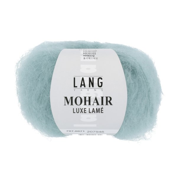 Lang Yarns - Mohair Luxe Lam&egrave; Fv. 71 Slv-Mint