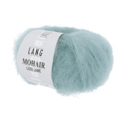 Lang Yarns - Mohair Luxe Lam&egrave; Fv. 71 S�lv-Mint