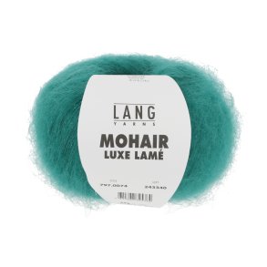Lang Yarns - Mohair Luxe Lam� Fv. 74 S�lv-Jade