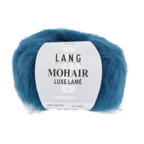 Lang Yarns - Mohair Luxe Lamè Fv. 78 Slv-Turkis