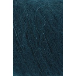Lang Yarns - Mohair Luxe Lam&egrave; Fv. 88 S�lv-Petrol