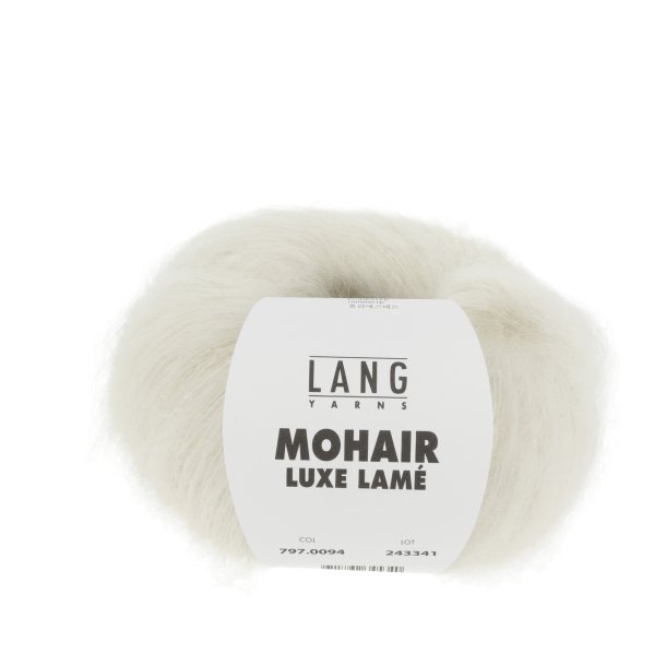 Lang Yarns - Mohair Luxe Lam Fv. 94 Slv-Natur