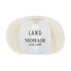 Lang Yarns - Mohair Luxe Lam&egrave; Fv. 113 S�lv/Lys Gul
