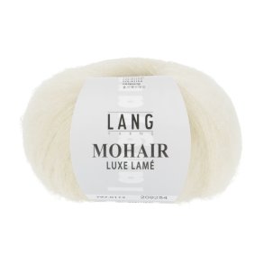 Lang Yarns - Mohair Luxe Lam&egrave; Fv. 113 S�lv/Lys Gul