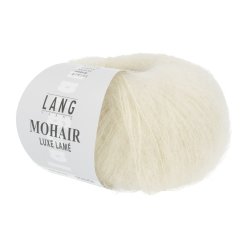 Lang Yarns - Mohair Luxe Lam&egrave; Fv. 113 S�lv/Lys Gul
