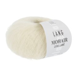 Lang Yarns - Mohair Luxe Lam&egrave; Fv. 113 S�lv/Lys Gul