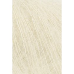 Lang Yarns - Mohair Luxe Lam&egrave; Fv. 113 S�lv/Lys Gul