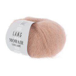 Lang Yarns - Mohair Luxe Lam&egrave; Fv. 128 S�lv/Laks
