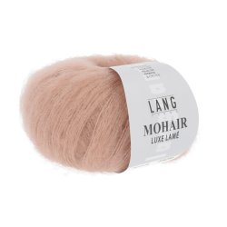 Lang Yarns - Mohair Luxe Lam&egrave; Fv. 128 S�lv/Laks