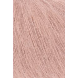 Lang Yarns - Mohair Luxe Lam&egrave; Fv. 128 S�lv/Laks
