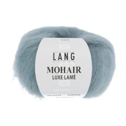 Lang Yarns - Mohair Luxe Lam&egrave; Fv. 174 S�lv-Aqua