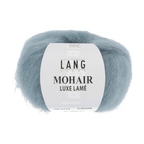 Lang Yarns - Mohair Luxe Lam&egrave; Fv. 174 S�lv-Aqua