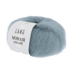 Lang Yarns - Mohair Luxe Lam&egrave; Fv. 174 S�lv-Aqua