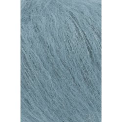 Lang Yarns - Mohair Luxe Lam&egrave; Fv. 174 S�lv-Aqua